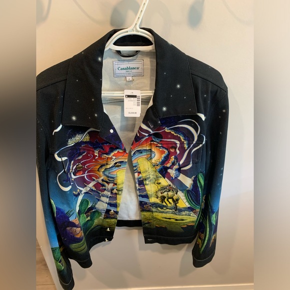 Men’s Casa Blanca Cowboy De L'Espace Straight Leg Jeans and Classic Denim Jacket - Picture 7 of 12